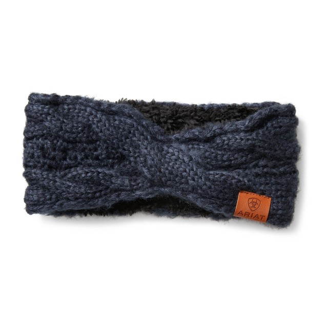 Ariat Cable Headband (Navy)