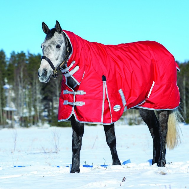 Weatherbeeta ComfiTec Classic Turnout Combo 220g Medium (Red/Silver/Navy)