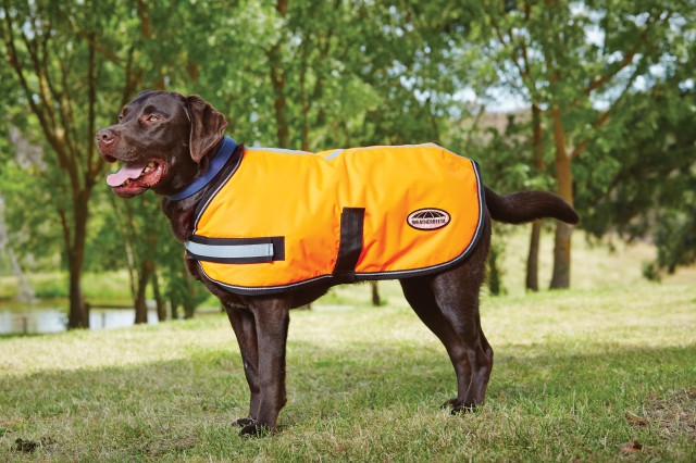 Weatherbeeta Comfitec Reflective Parka 300d Dog Coat (Orange)