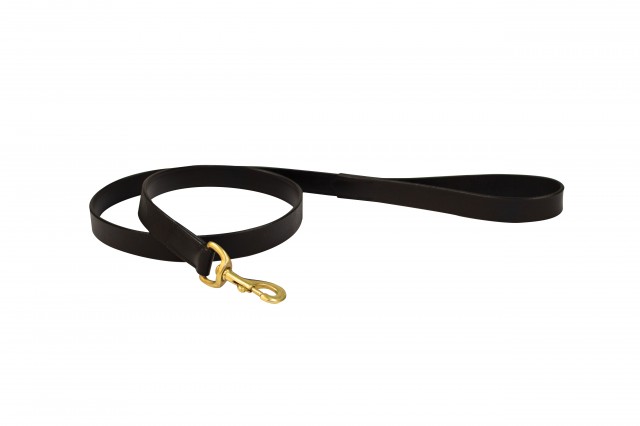 Weatherbeeta Leather Dog Lead (Black)