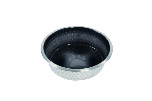 Weatherbeeta Non-Slip Stainless Steel Shade Pet Bowl (Black)