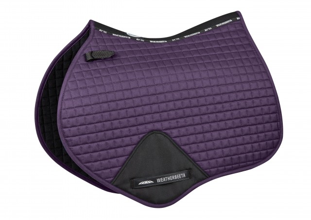 Weatherbeeta Prime All Purpose Saddle Pad Purple Penant Full 