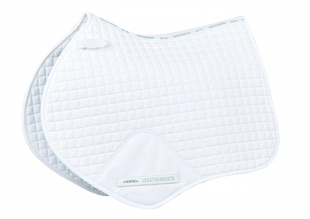 Weatherbeeta Prime Jump Shaped Saddle Pad (White)