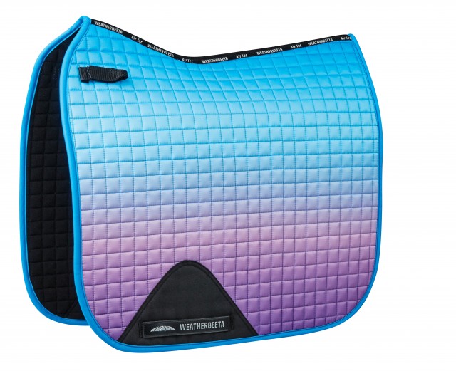 Weatherbeeta Prime Ombre Dressage Saddle Pad (Lagoon Mist)