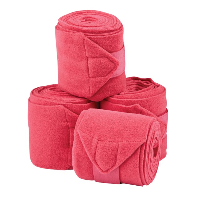 Saxon Coordinate Fleece Bandages 4 Pack (Pink)