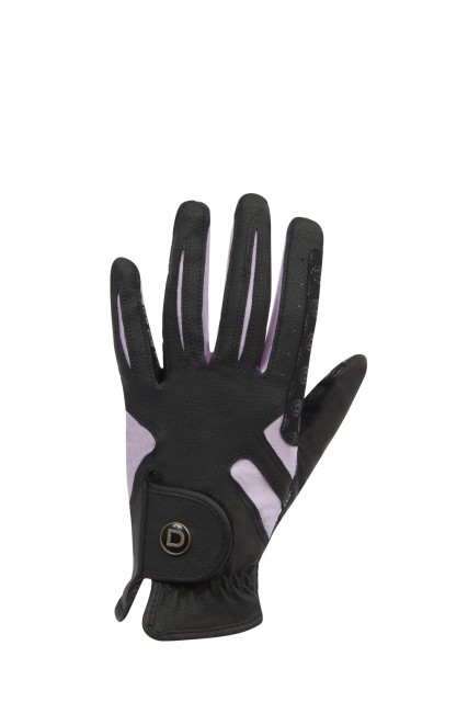 Dublin Adult's Cool-It Gel Riding Glove (Black/Pink)