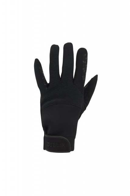 Dublin Adult's Cross Country Riding Gloves II (Black/Black)
