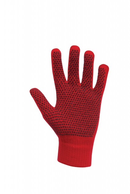 Dublin Adult's Magic Pimple Grip Riding Gloves (Red)