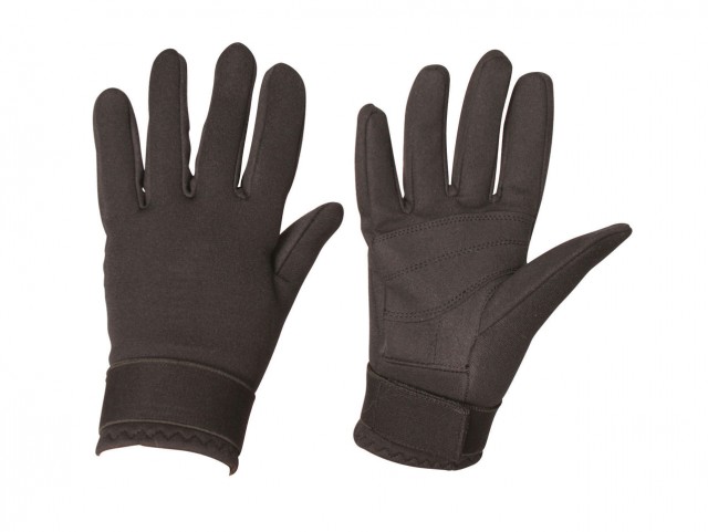 Dublin Adult's Neoprene Riding Gloves (Black)