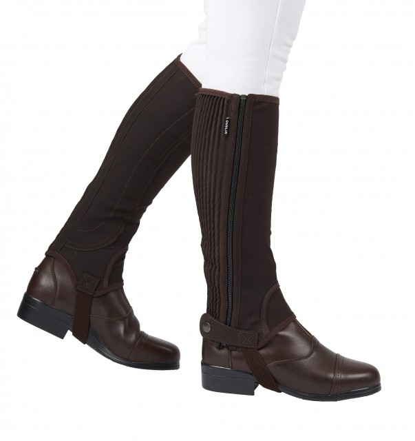 Dublin Child's Easy-Care Half Chaps II (Brown)