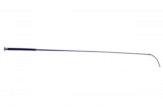 Dublin Dressage Whip With Plaited Handle (Purple)