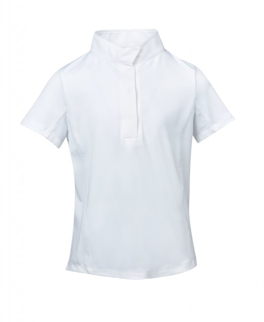 Dublin Child's Ria Short Sleeve Competition Shirt (White)