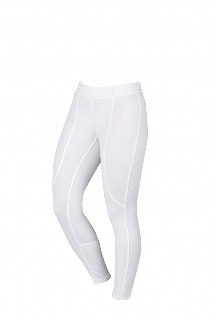 Dublin Ladies Performance Cool-It Gel Riding Tights (White)