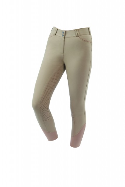 Dublin Ladies Prime Gel Full Seat Breeches (Beige)