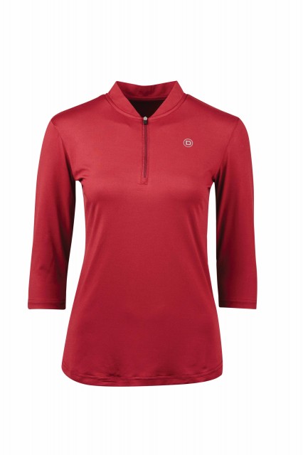 Dublin Ladies Sculptor 3/4 Event Top (Maroon)