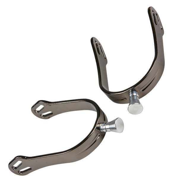 Korsteel Ladies Aluminium Interchangeable Spurs (Black)