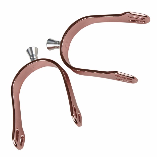 Korsteel Ladies Aluminium Interchangeable Spurs (Rose Gold)