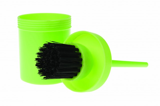 Roma Brights Hoof Oil Brush & Bottle (Lime)