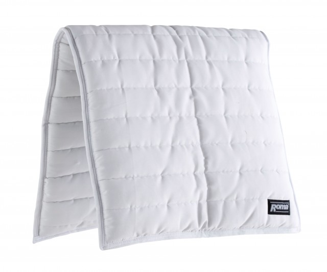 Roma Comfort Dressage Saddle Pad (White)