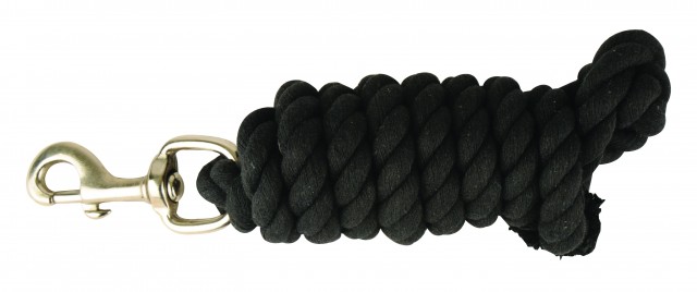 Roma Cotton Nickel Plated Snap Lead (Black)