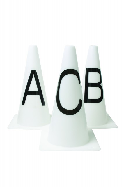 Roma Dressage Cones Afbmchek (White)