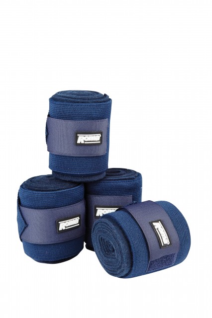 Roma Elastic Fleece Combi Bandage (Navy)