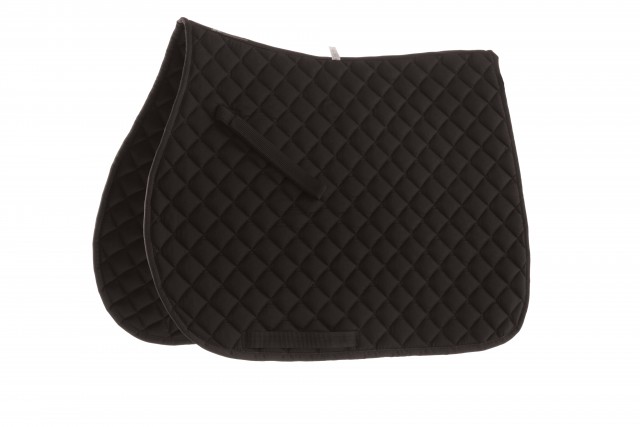 Roma Grand Prix High Wither All Purpose Saddle Pad (Black)