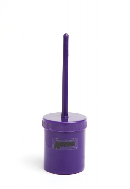 Roma Hoof Oil Brush With Bottle (Purple)