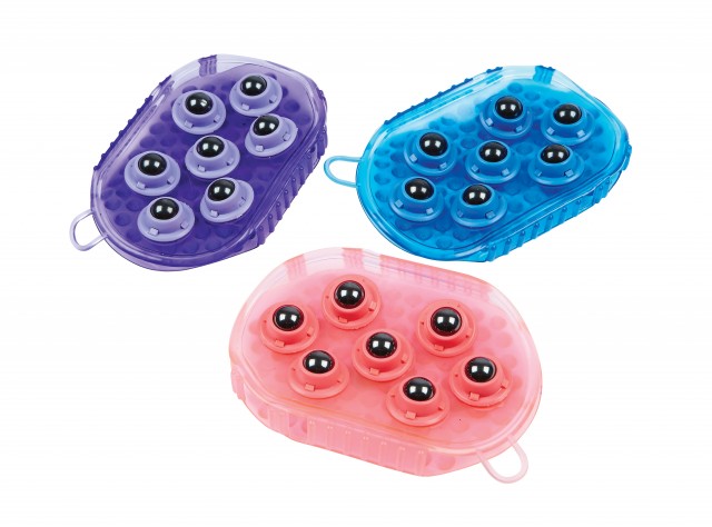 Roma Rubber Massage Mitt (Blue)