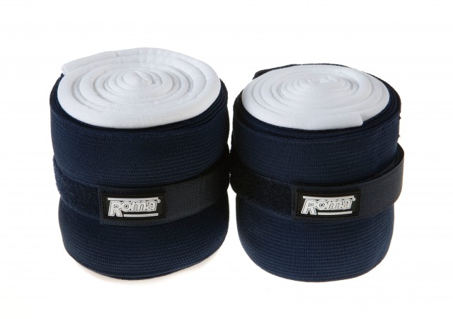Roma Support Bandages 2 Pack (Navy)