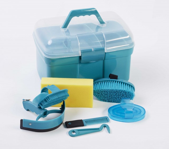 Roma Ultimate 10 Piece Grooming Kit (Teal)
