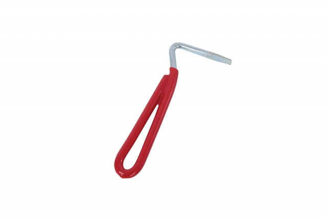 Roma Vinyl Handle Hoof Pick (Red)