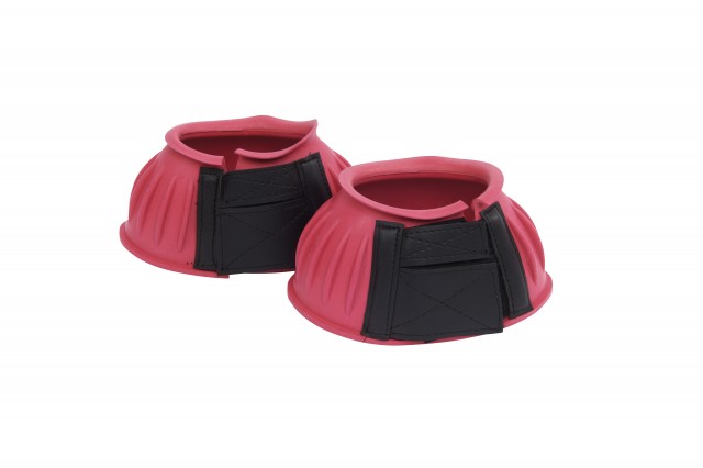 Roma Ribbed Touch Tape Bell Boots (Pink)