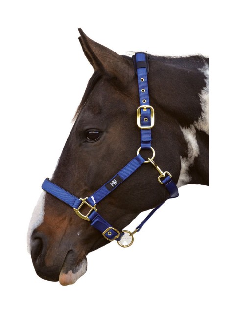 Hy Deluxe Padded Head Collar (Navy)