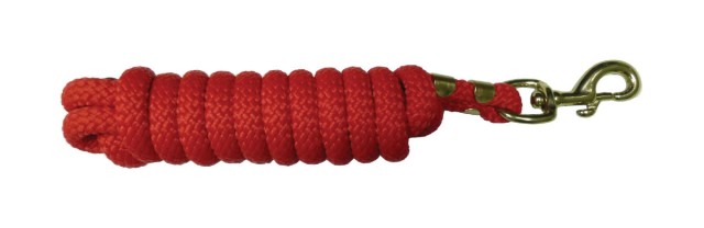 Hy Plaited Lead Rope (Red)