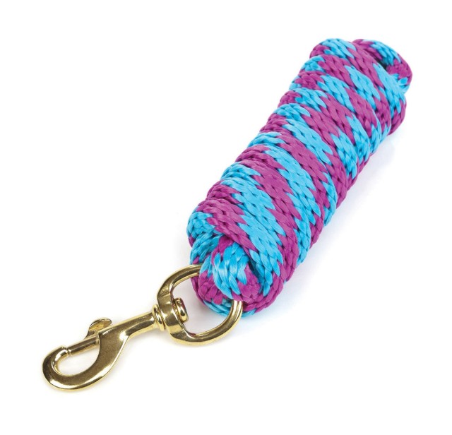 Hy Pro Lead Rope (Raspberry/Turquoise)