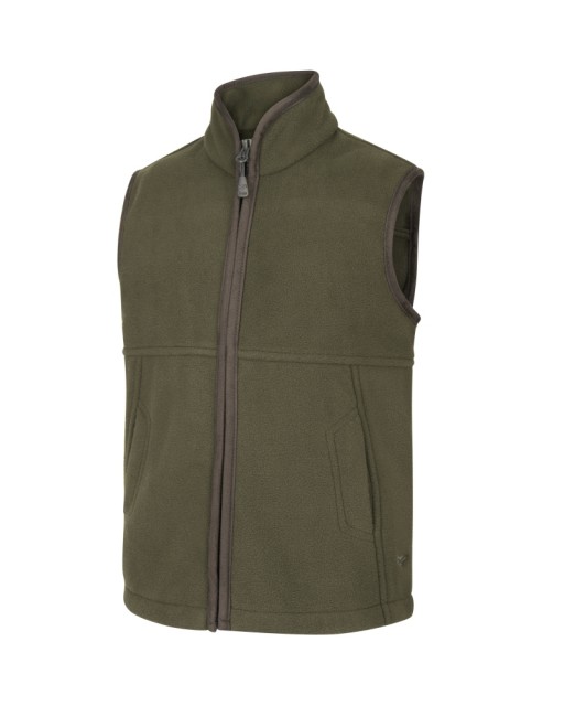 Hoggs of Fife Junior Woodhall Fleece Gilet (Green)