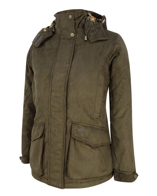 Hoggs of Fife Ladies Rannoch Waterproof Hunting Jacket (Field Green)