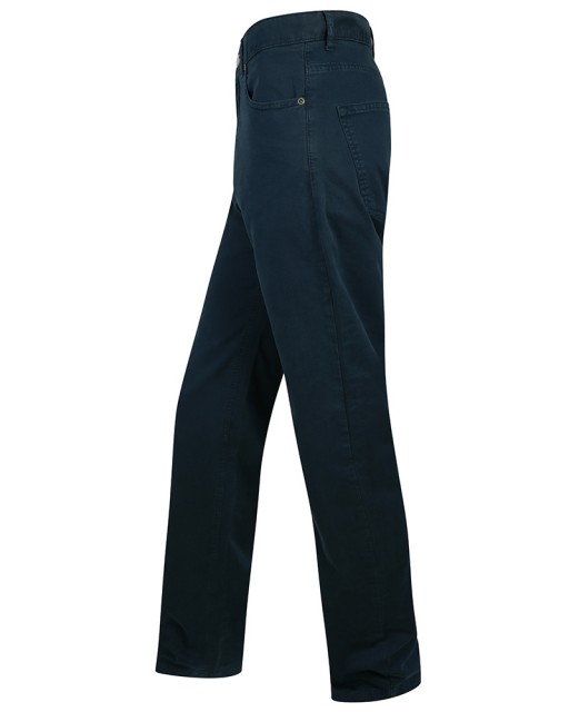 Hoggs of Fife Men's Dingwall Cotton Stretch Jeans (Navy)