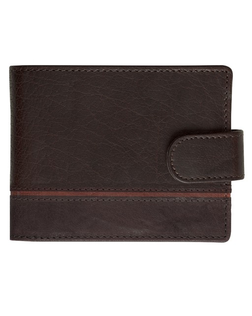 Hoggs of Fife Men's Billfold Leather Wallet (Brown/Cognac)