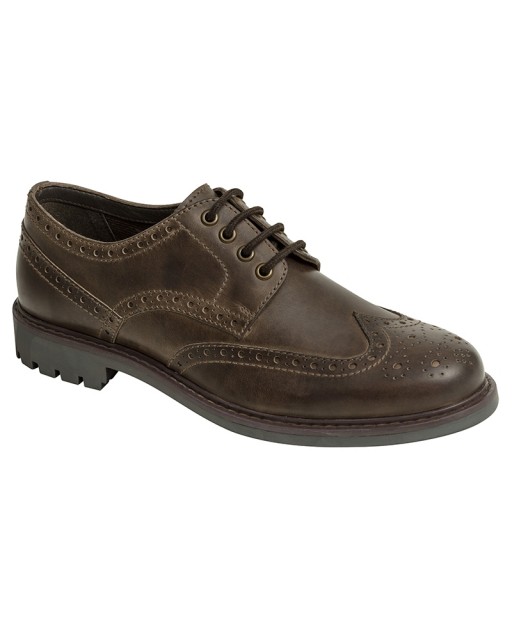 Hoggs of Fife Men's Inverurie Country Shoes (Waxy Brown)