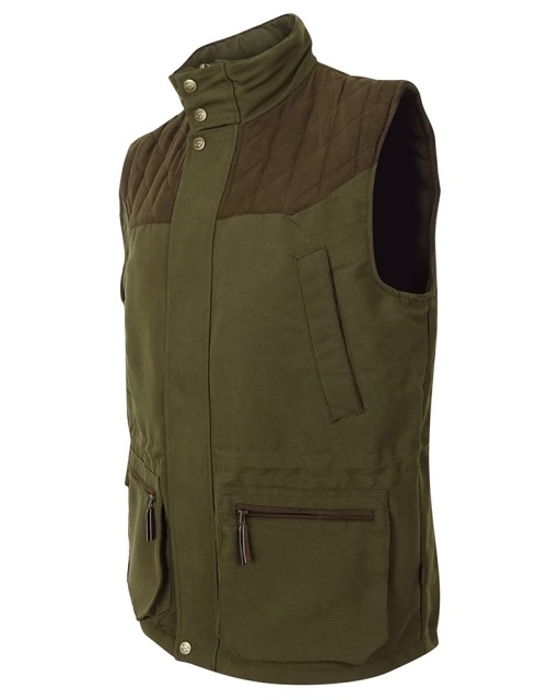 Hoggs of Fife Men's Kincraig Field Waistcoat (Olive Green)