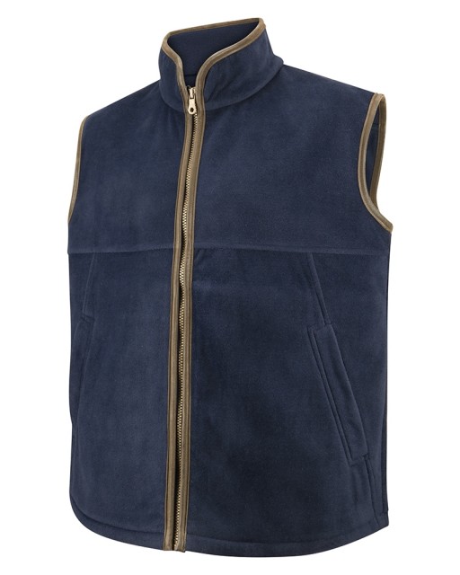 Hoggs of Fife Men's Stenton Technical Fleece Gilet (Midnight Navy)