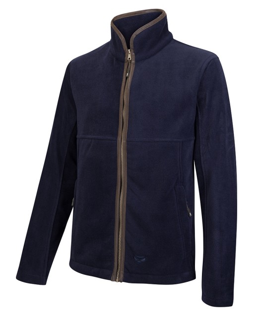 Hoggs of Fife Men's Stenton Technical Fleece Jacket (Midnight Navy)