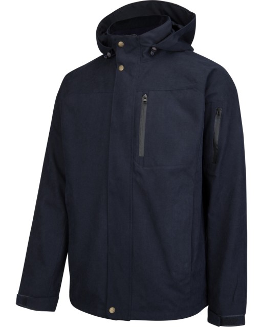 Hoggs of Fife Men's Struther Zip Through Jacket (Navy)