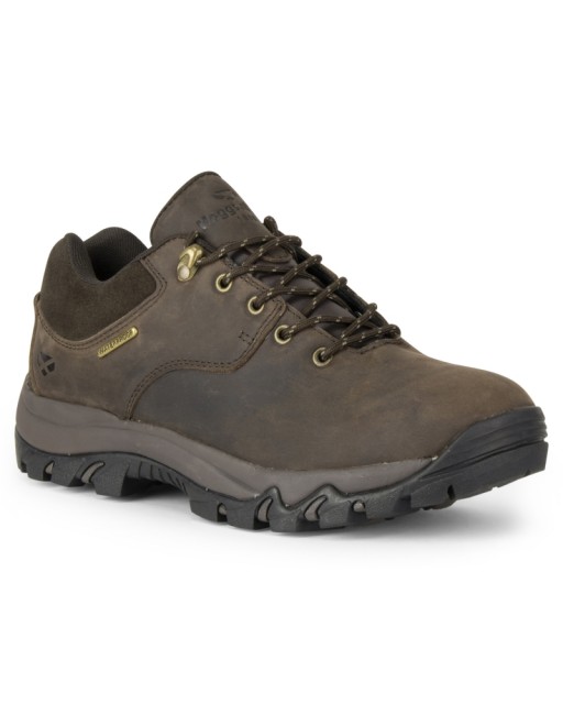 Hoggs of Fife Men's Torridon Waxy Leather Waterproof Trek Shoe (Dark Green)