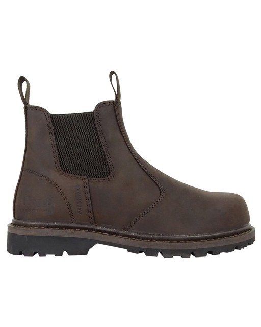 Hoggs of Fife Men's Zeus Safety Dealer Boots (Crazy Horse Brown)