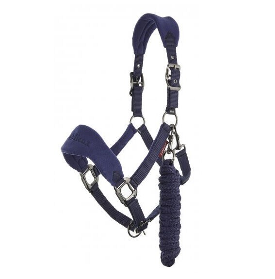 LeMieux Vogue Fleece Headcollar & Leadrope (Ink Blue/Navy)