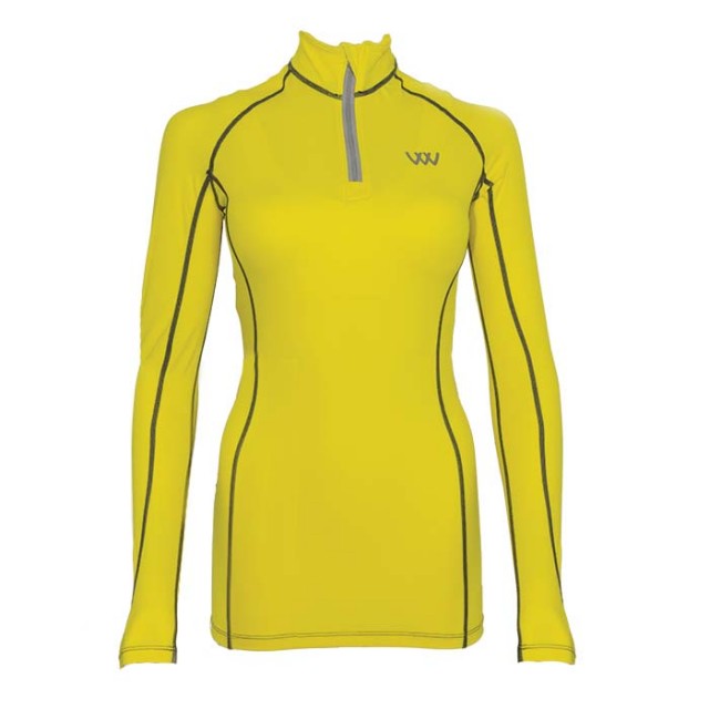 *OUTLET* Woof Wear Ladies Performance Riding Shirt (Sunshine Yellow)
