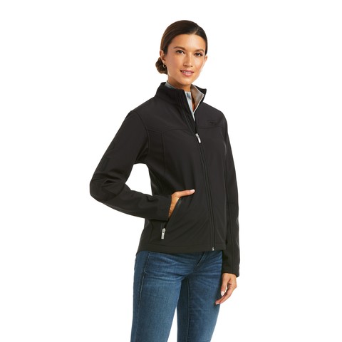 Ariat Women's New Team Softshell Jacket (Black/Black)